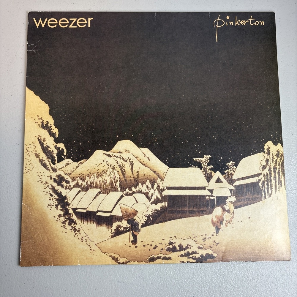 Weezer Pinkerton 12 inch Black Vinyl Record DGC-25007 LP
